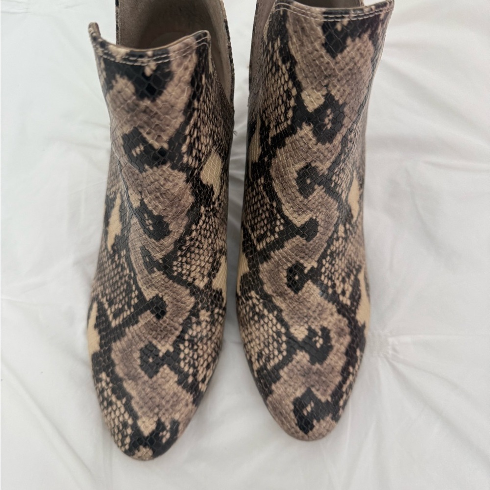 Steve Madden Rookie Snakeskin Booties - 8.5